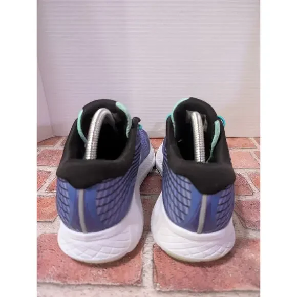 Saucony Ride ISO Everun Womens Size 10 Violet/Aqua Running Walking Athletic Shoe - Picture 3 of 9